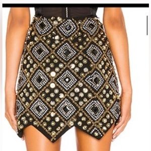 Revolve x House of Harlow 1960 Jimi Skirt sequin beaded skirt